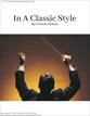 In A Classic Style Orchestra sheet music cover